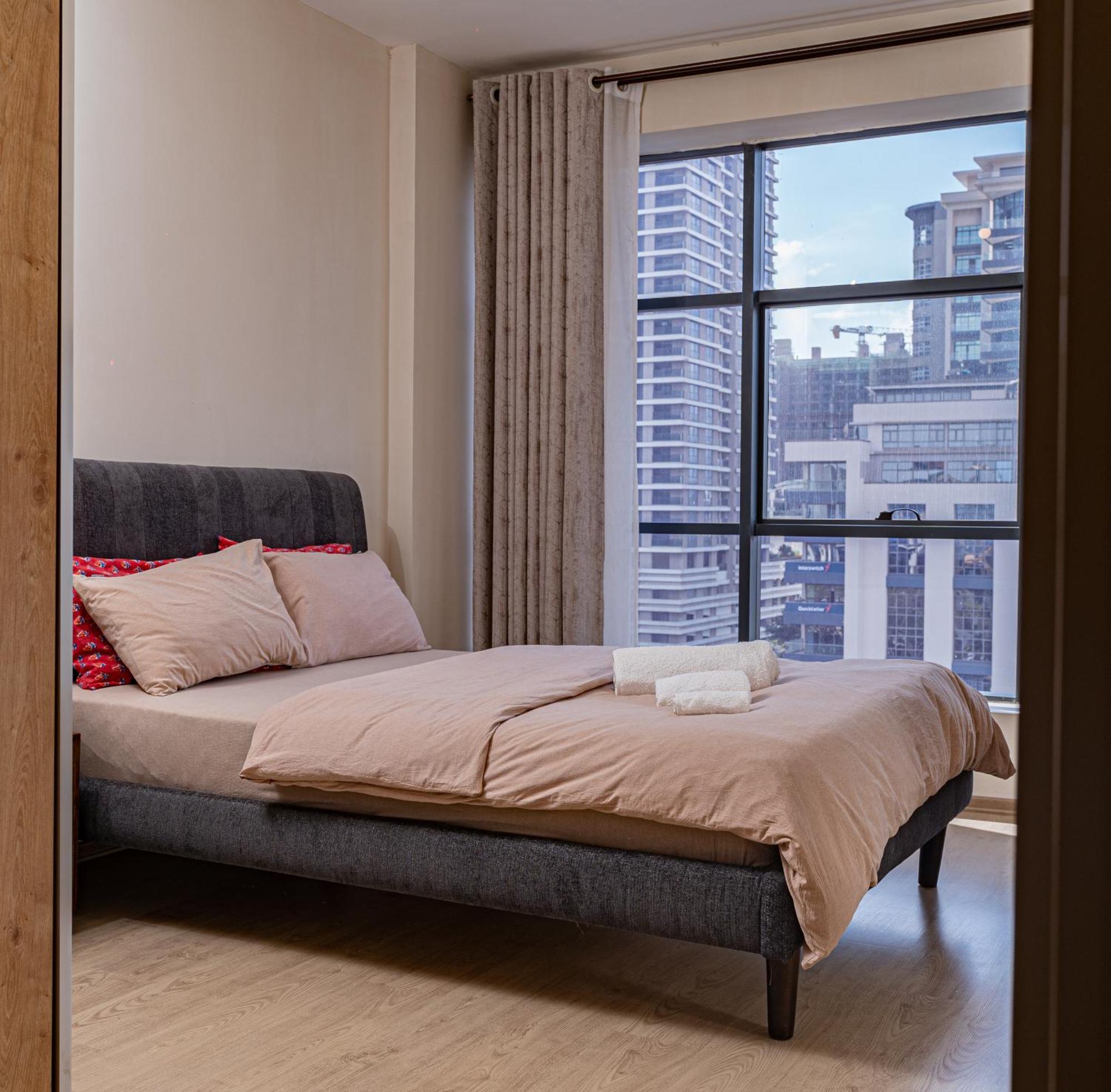 Elite One Bedroom Apartment,Swimming Pool, Gym, Workspace ,Wonderiss Homes Close Proximity To Gtc, Jw Mariott And Kempinski ไนโรบี ภายนอก รูปภาพ